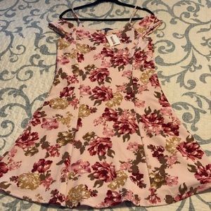 Cute cold shoulder floral dress